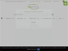 Tablet Screenshot of biophenix.com